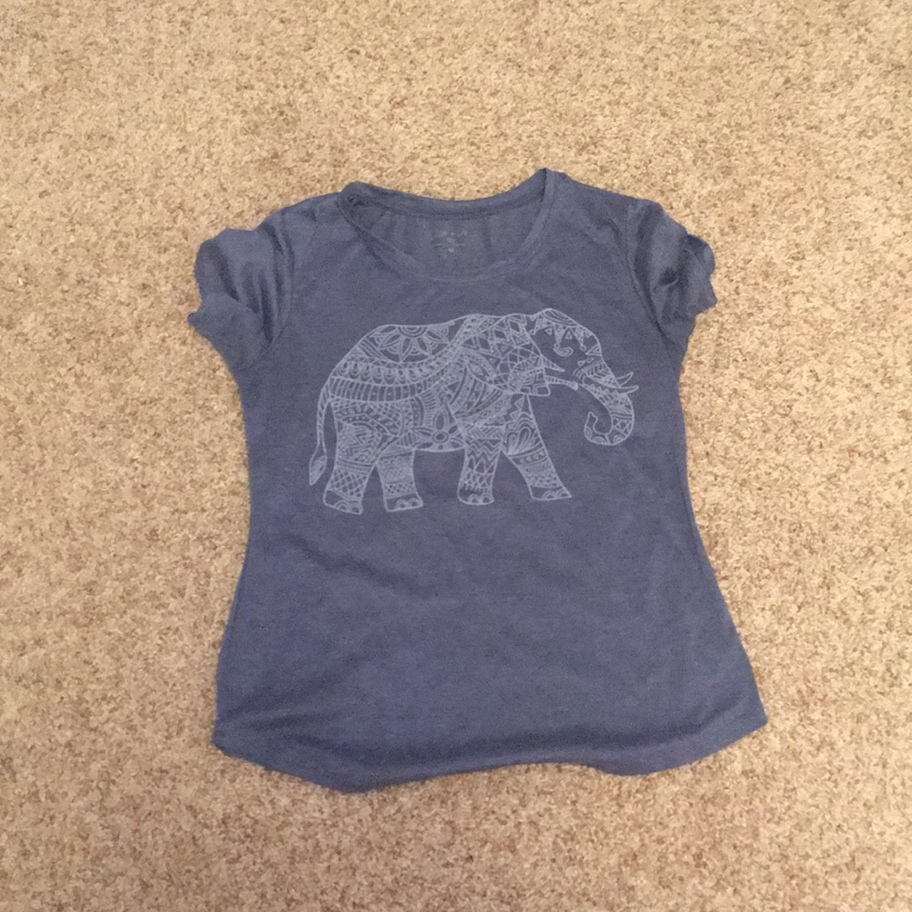 blue elephant shirt